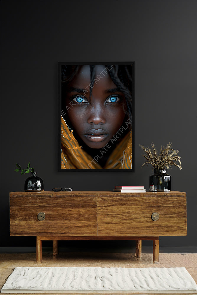 La fille au Regard Bleu