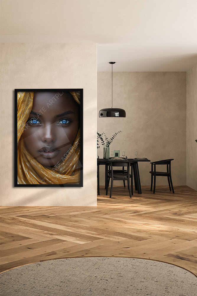 La femme au Regard Bleu