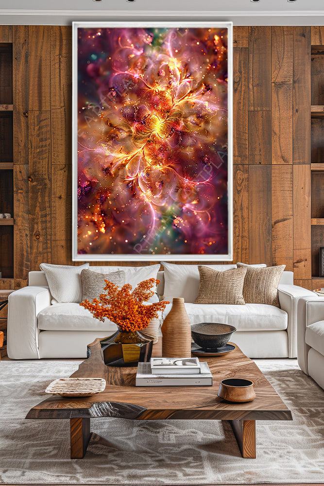 Fleur Fractale du Cosmos