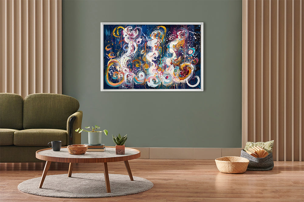 Tourbillons de Couleurs en Mouvement