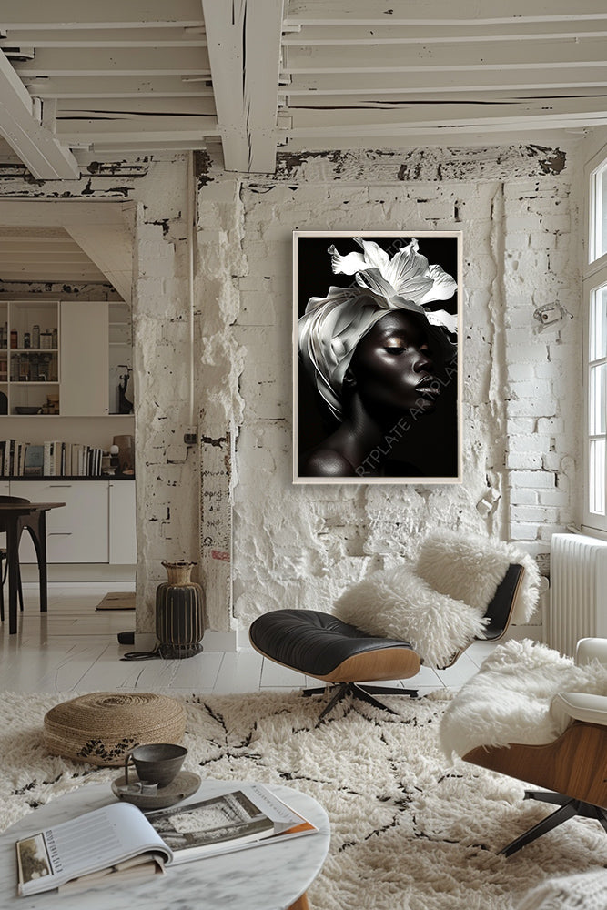 Portrait noir et blanc