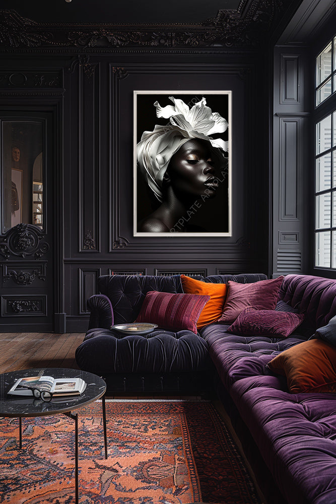Portrait noir et blanc