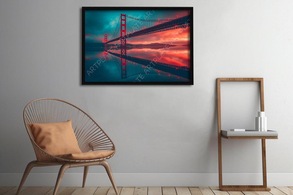 Golden Gate au Crépuscule