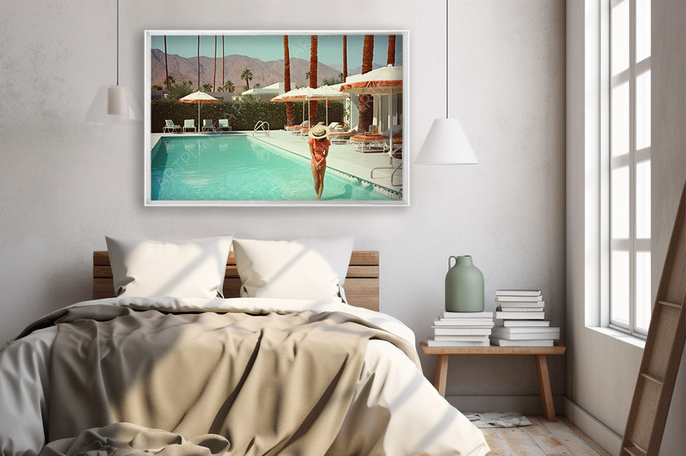 Bain de pieds à Palm Springs