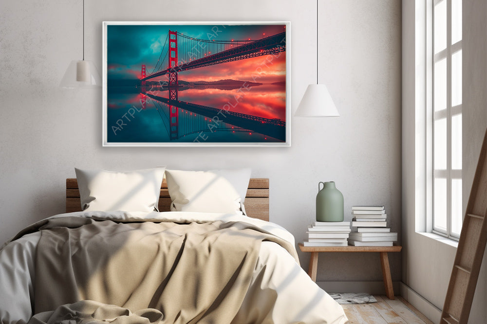 Golden Gate au Crépuscule