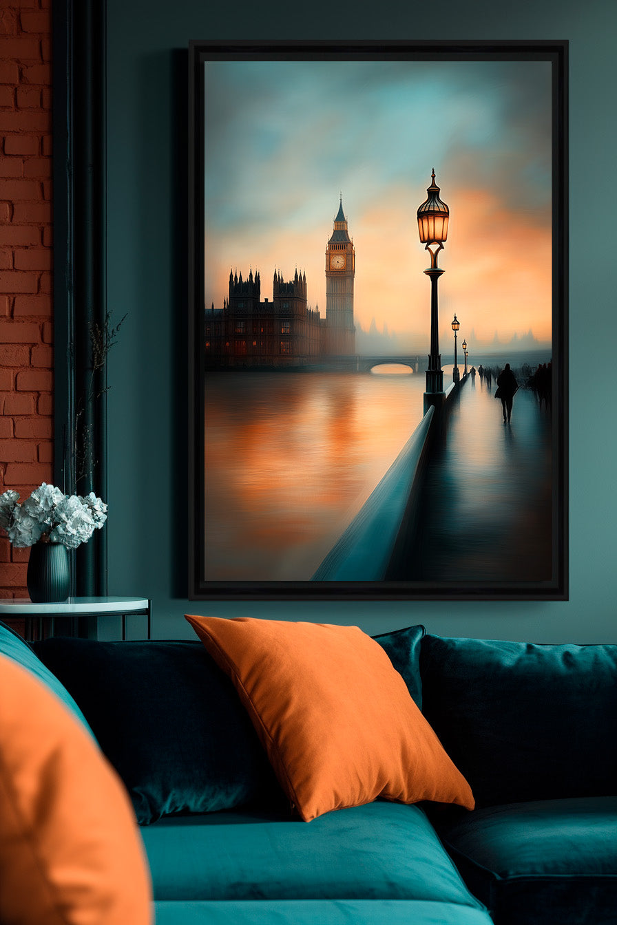 Crépuscule sur Londres