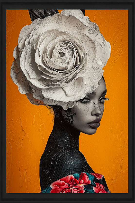 La Muse aux Fleurs Blanches