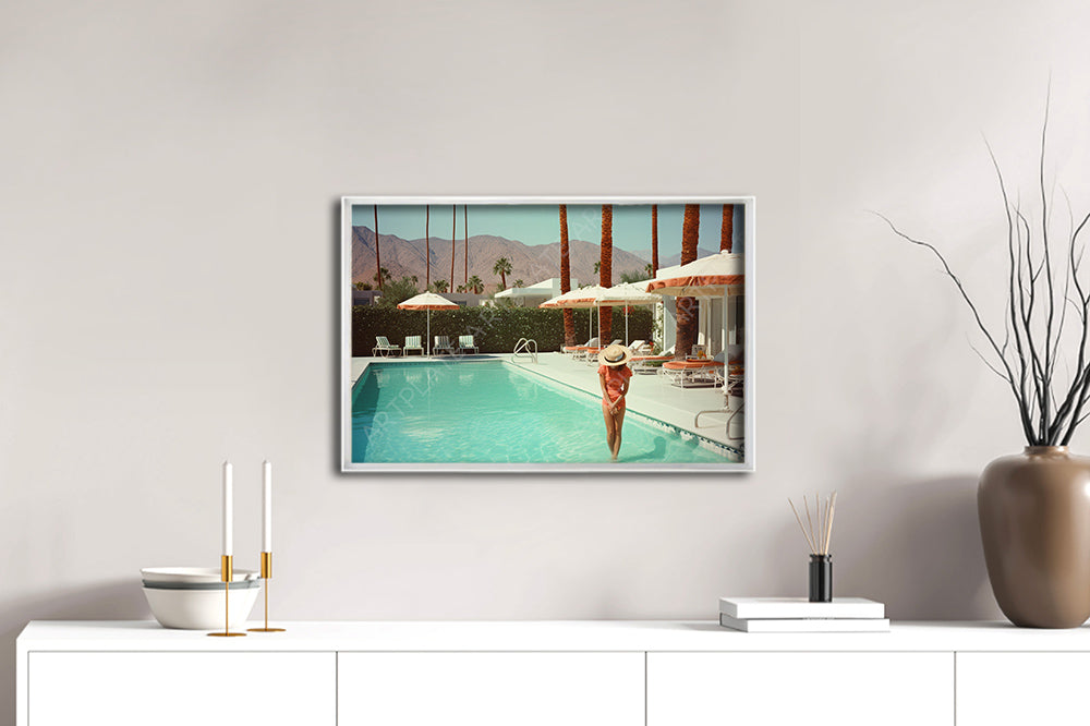 Bain de pieds à Palm Springs