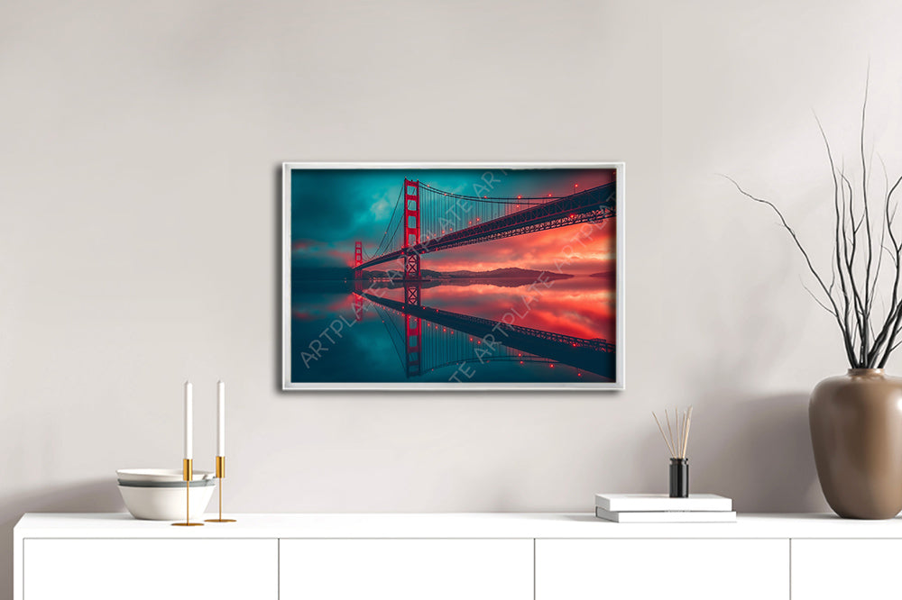 Golden Gate au Crépuscule