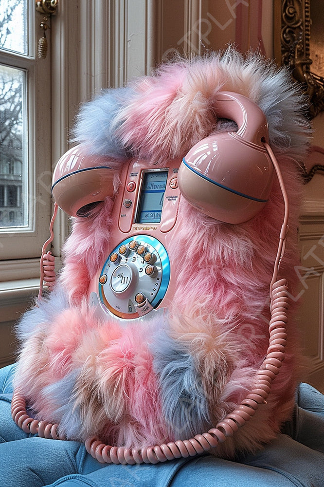 Peluche Phone Rétro