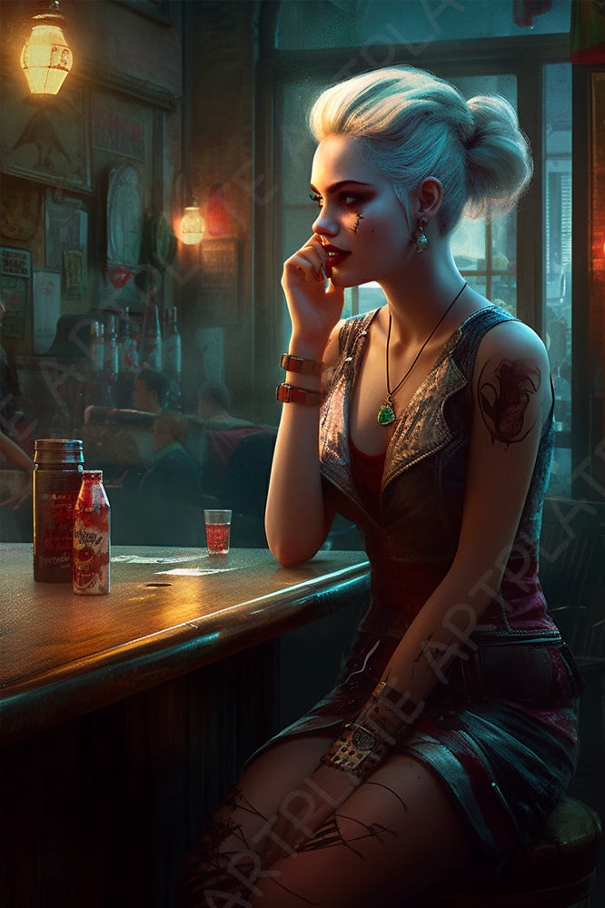 Harley Quinn Cyberpunk