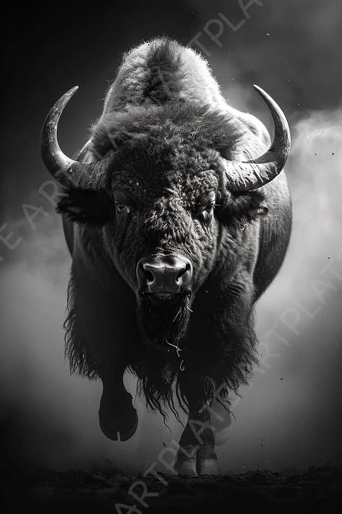 La charge du bison