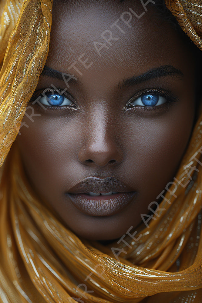 La femme au Regard Bleu