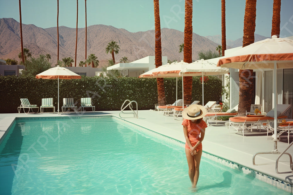 Bain de pieds à Palm Springs