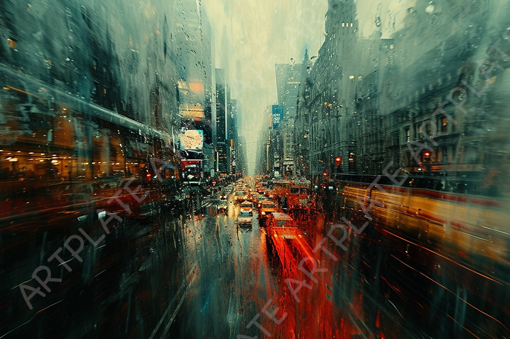 Manhattan sous la pluie