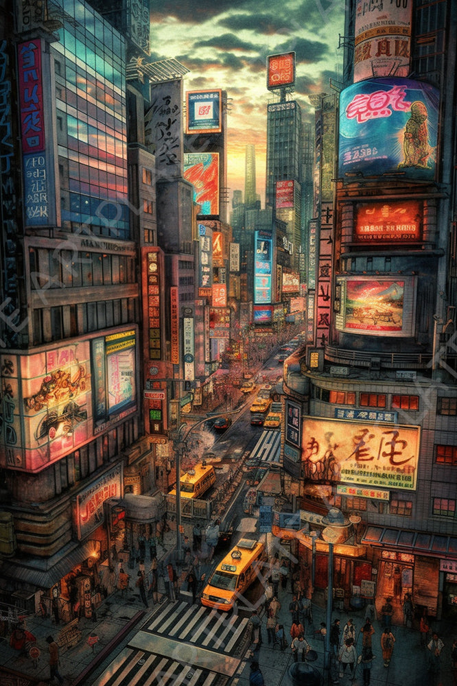 Le Crépuscule Vibrant de Singapour