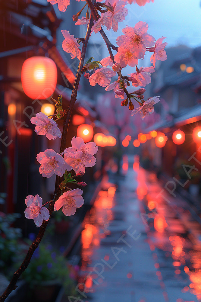Les cerisiers en fleurs