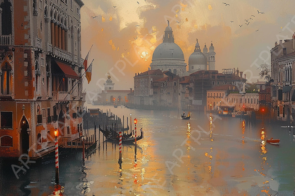 Douceur Crépusculaire à Venise