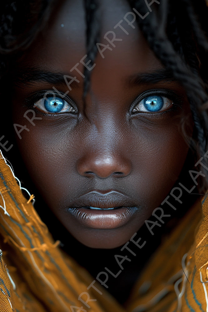 La fille au Regard Bleu