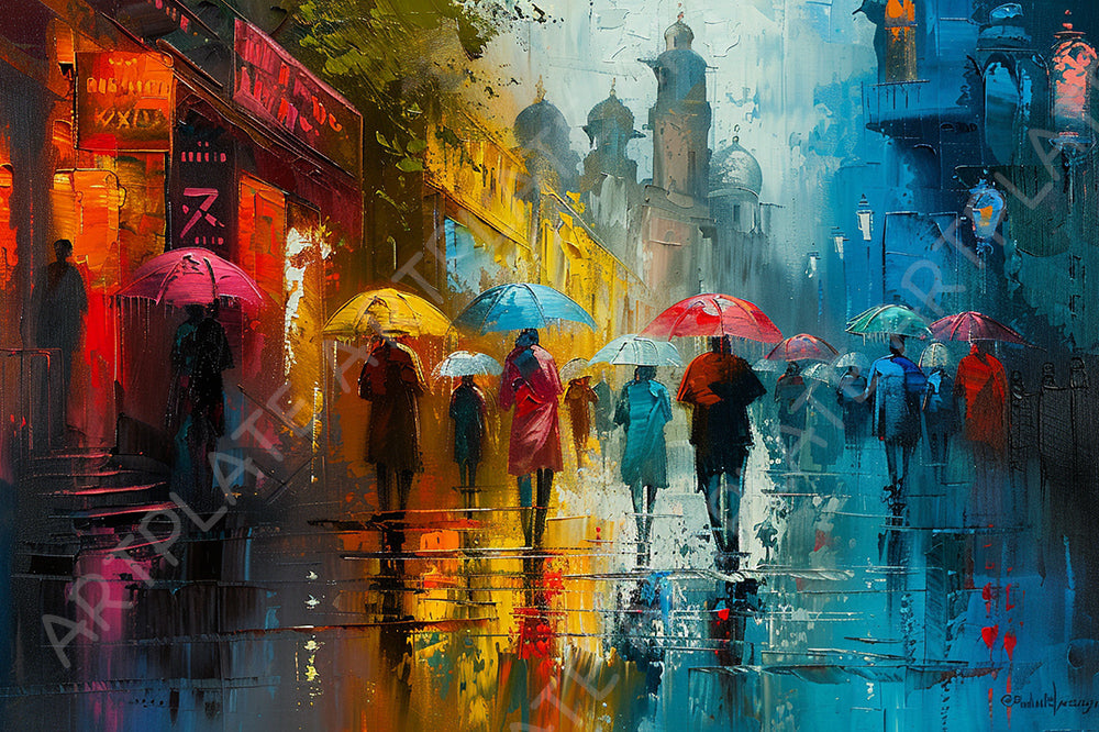 Pluie Urbaine Nocturne