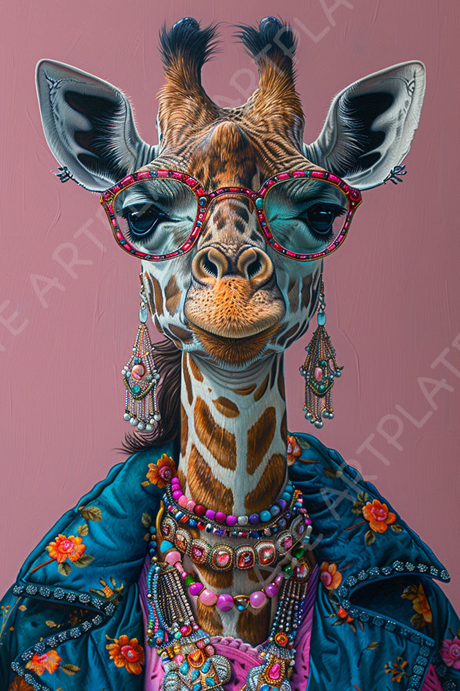 La Girafe Colorée