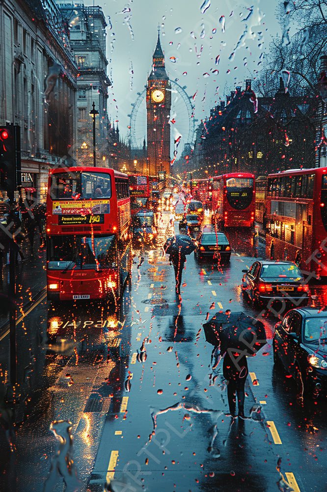 London in the Rain