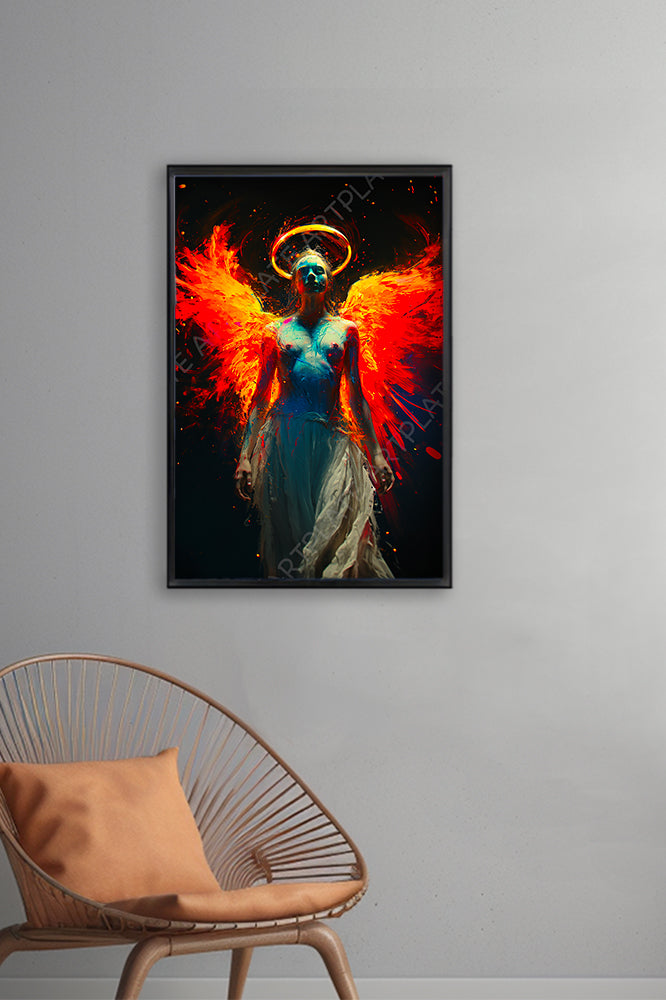 L'ange aux Ailes Flamboyantes