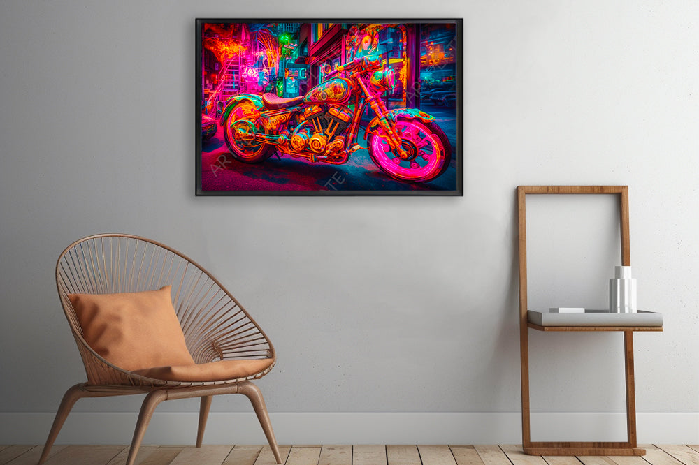 Psychedelic Motorcycle