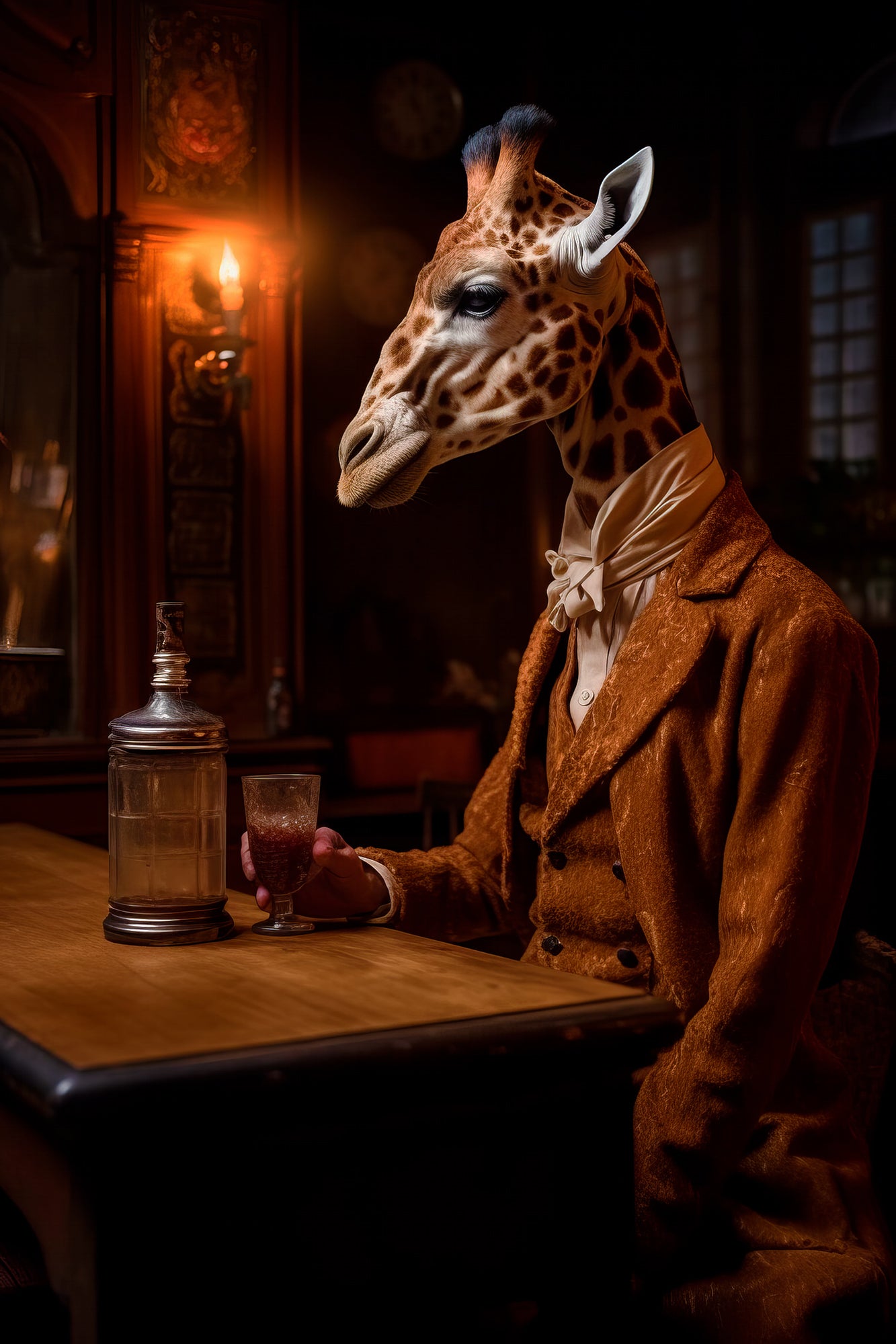 Giraffe Drink