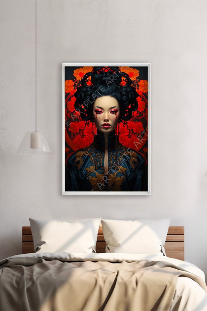 Geisha aux larmes de sang