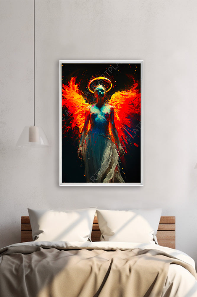 L'ange aux Ailes Flamboyantes