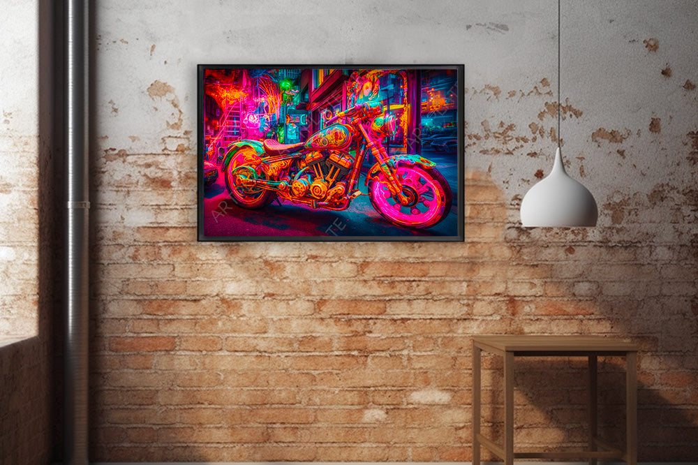 Psychedelic Motorcycle