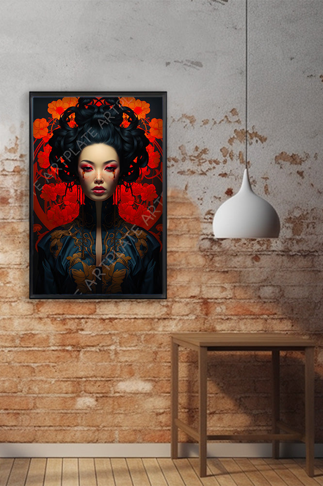 Geisha aux larmes de sang