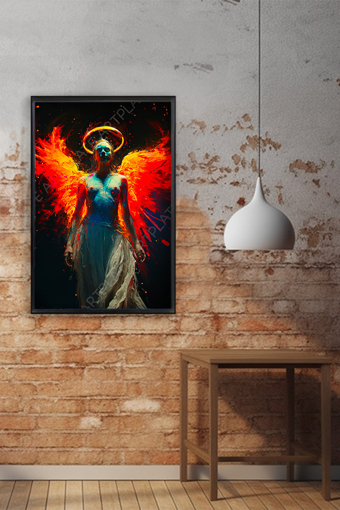 L'ange aux Ailes Flamboyantes