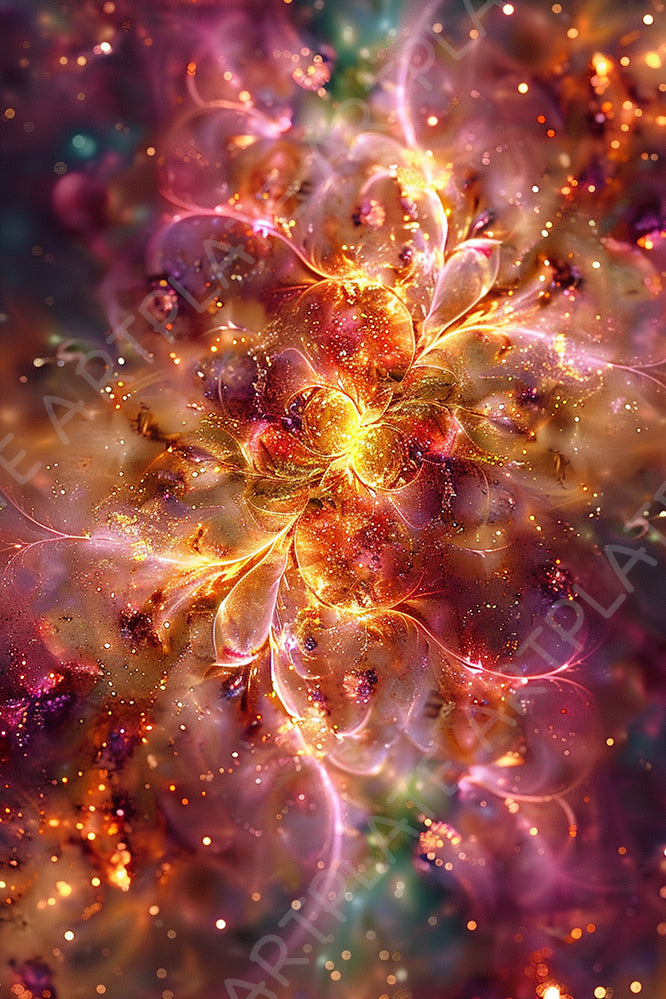 Fleur Fractale du Cosmos