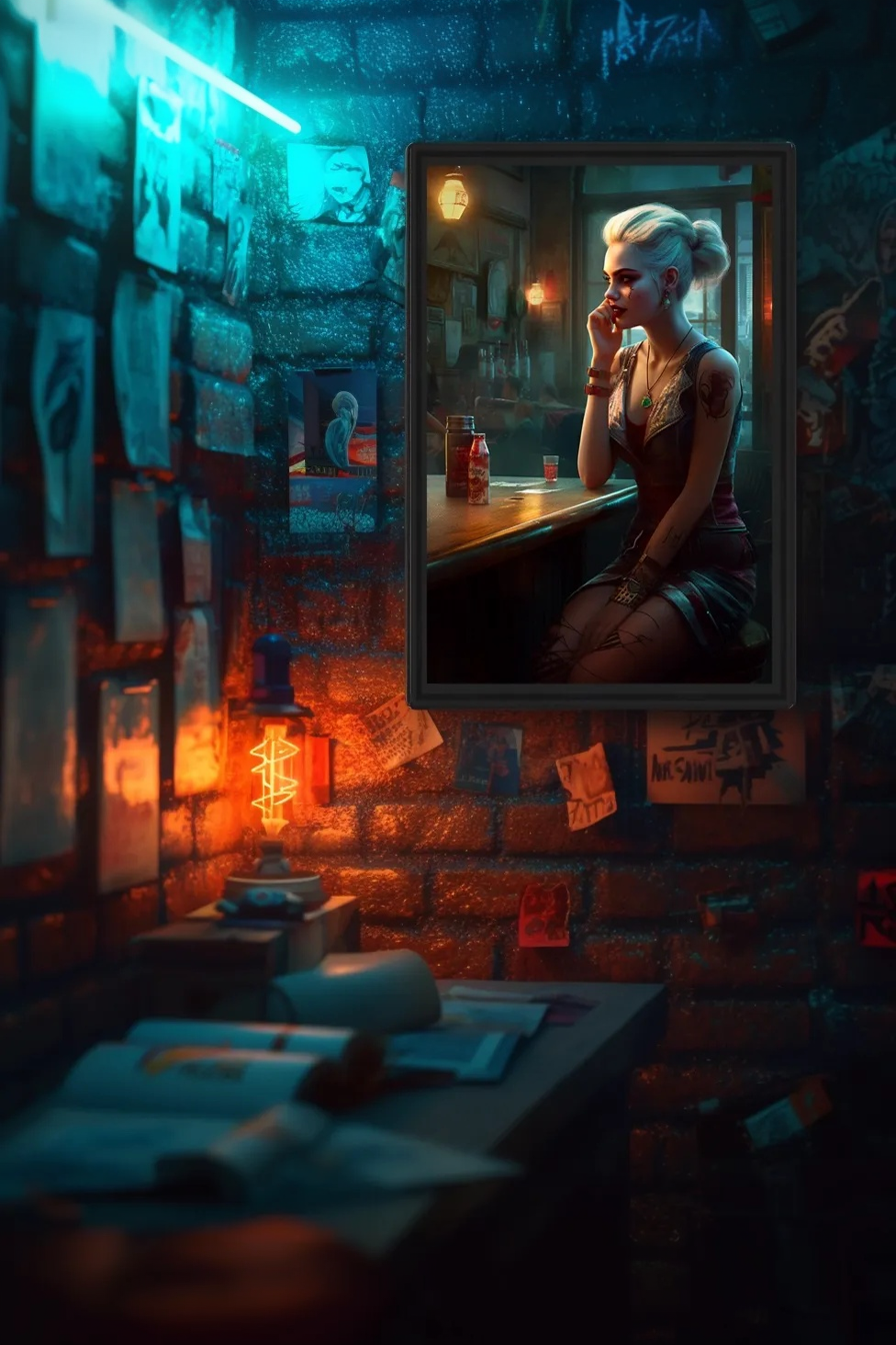 Harley Quinn Cyberpunk
