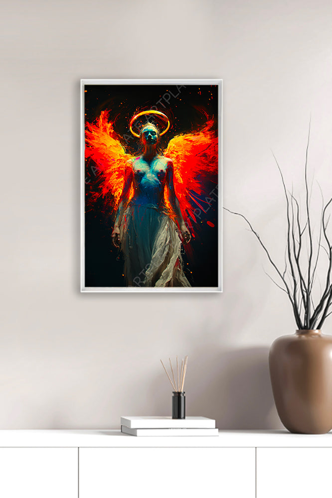 L'ange aux Ailes Flamboyantes