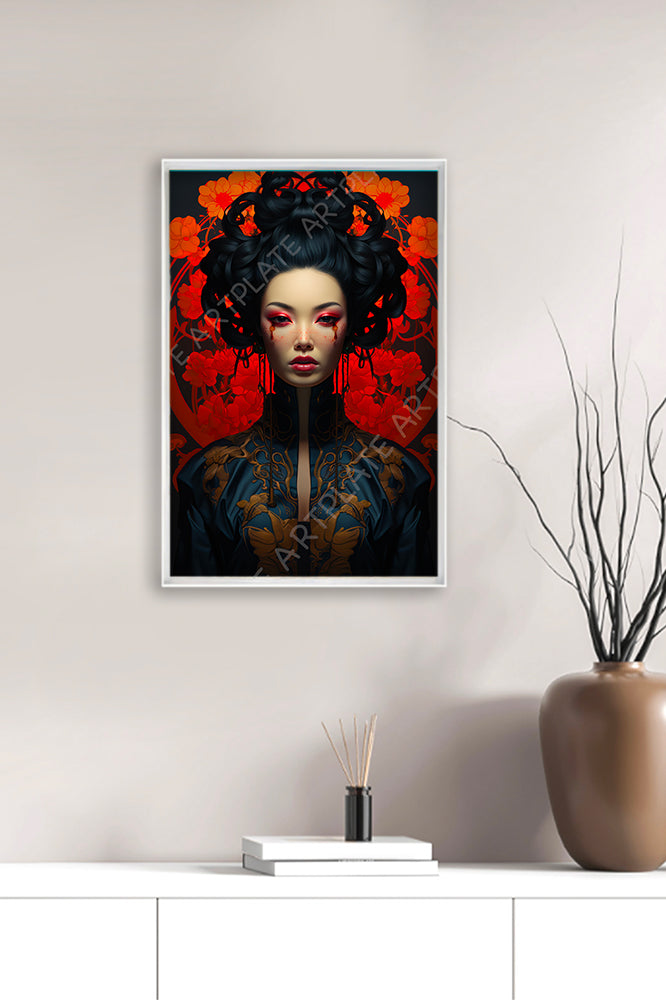 Geisha aux larmes de sang