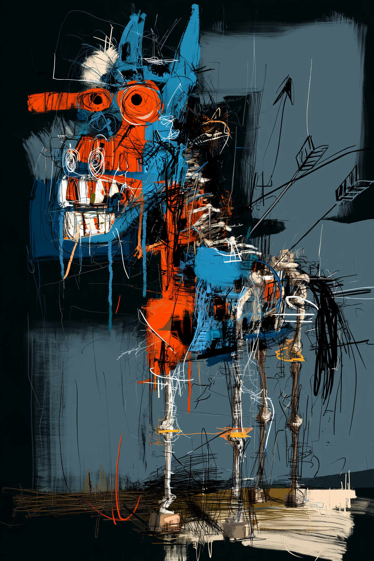 Tableau déco aluminium HD Monstre Créatif