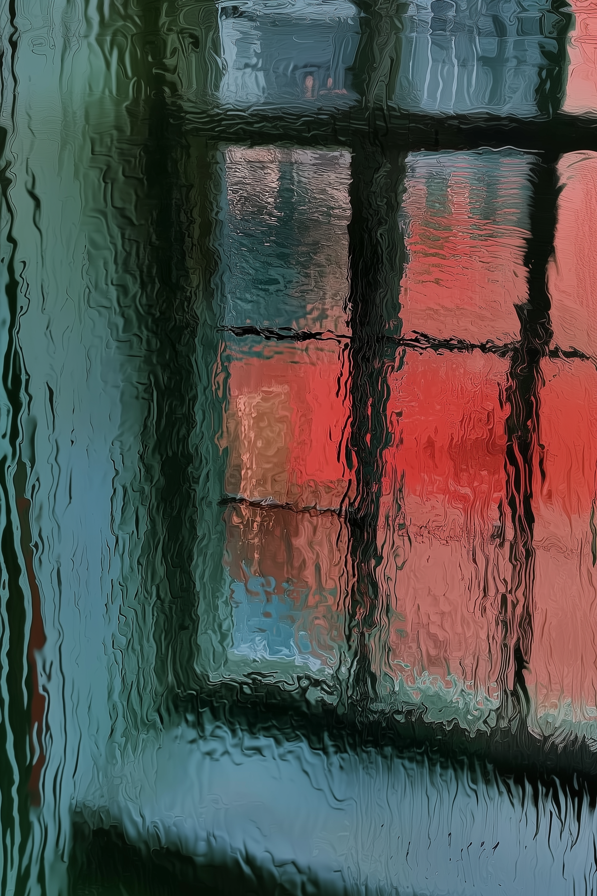 Tableau déco aluminium HD Reflet Pluvieux